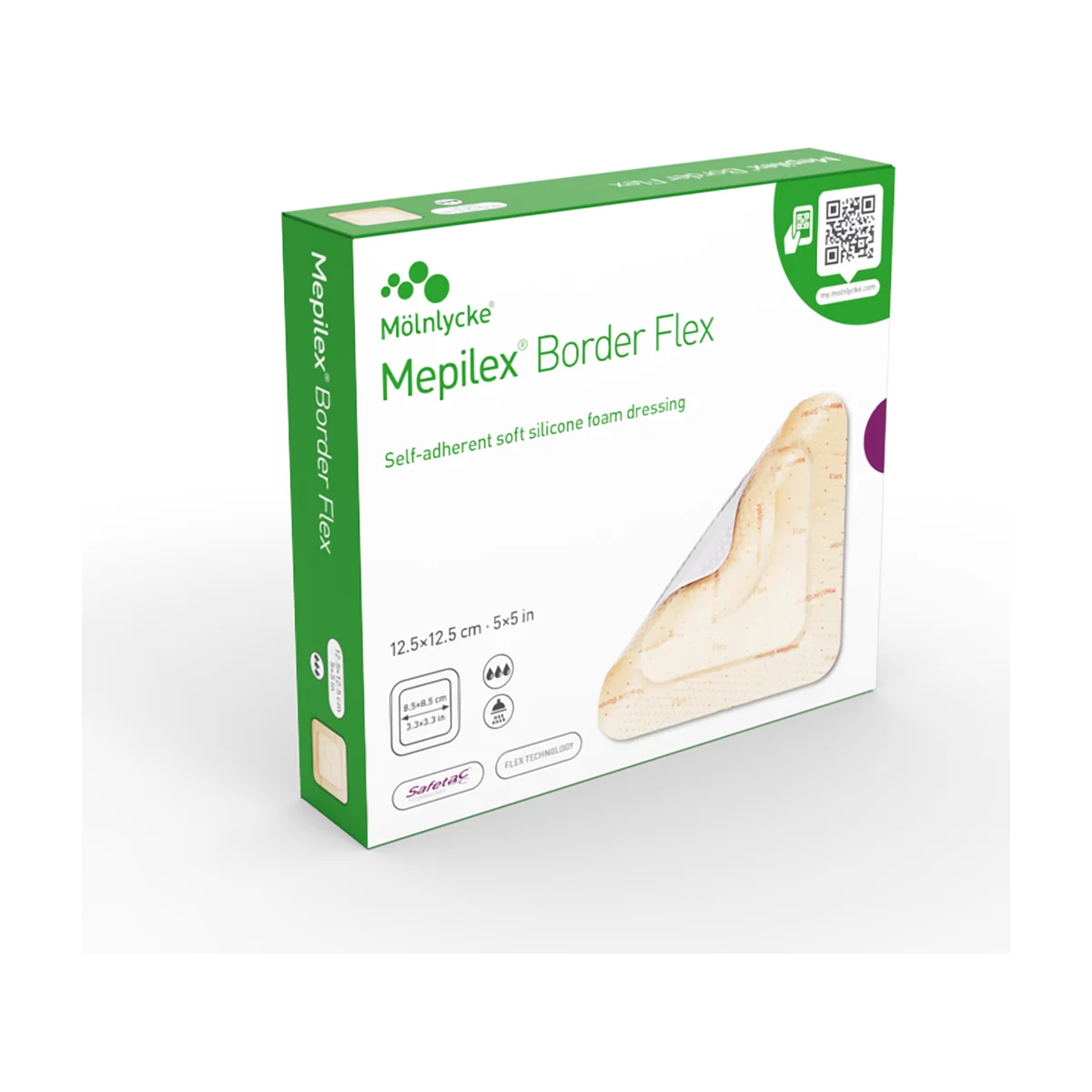 Mepilex Border Flex Mölnlycke – Επίθεμα αφρού με σιλικόνη